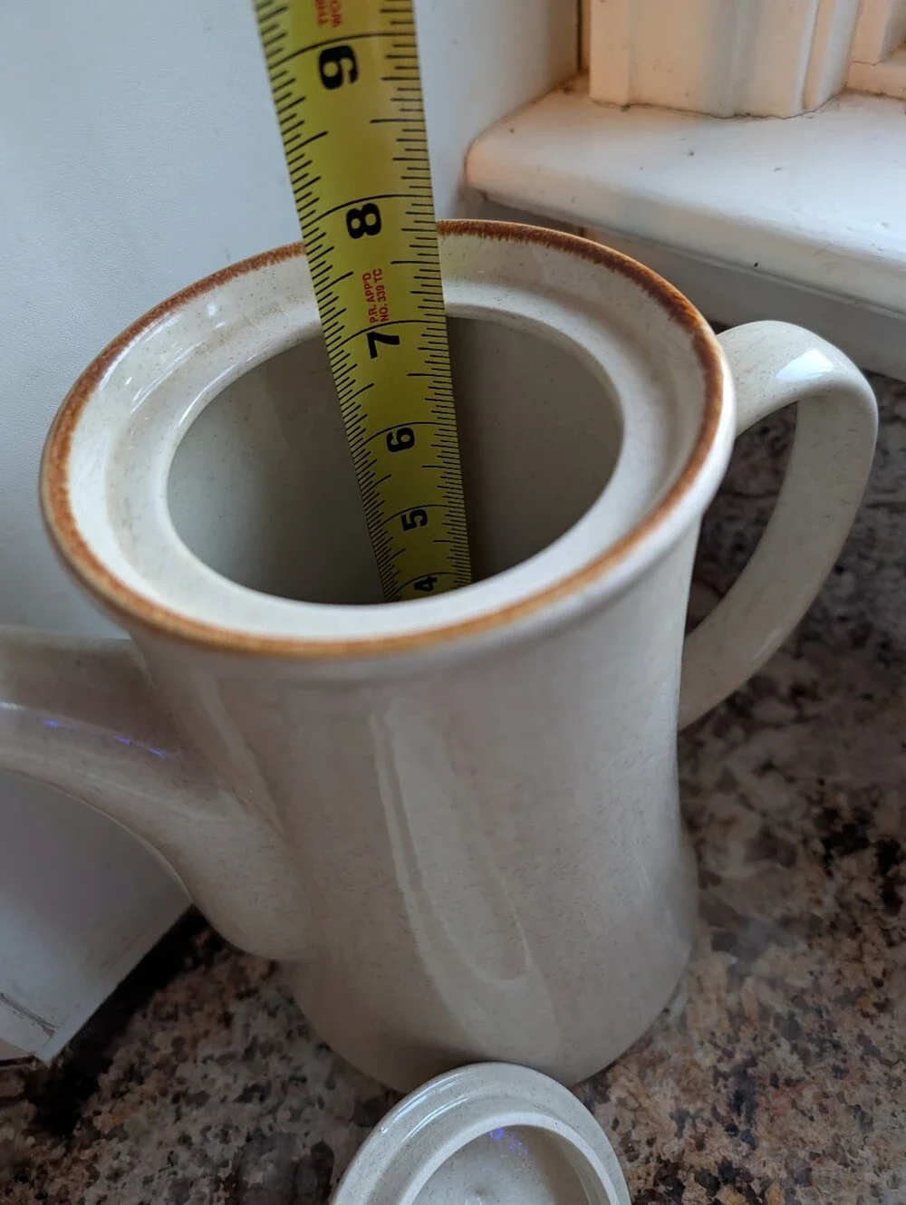 Vintage Alpine mountin stoneware collection pitcher kettle farmhouse decor Japan